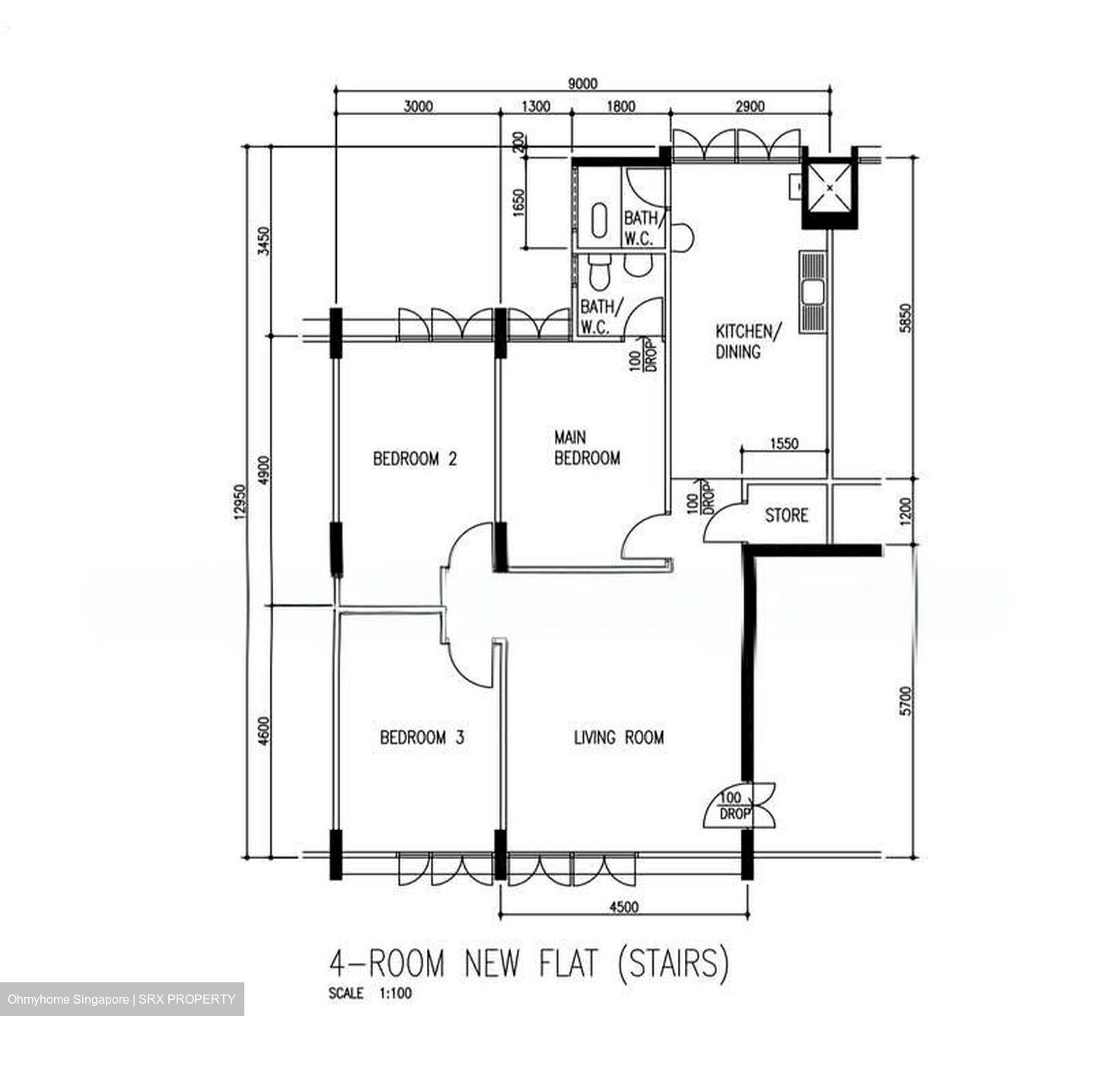 Blk 352 Hougang Avenue 7 (Hougang), HDB 4 Rooms #533145651